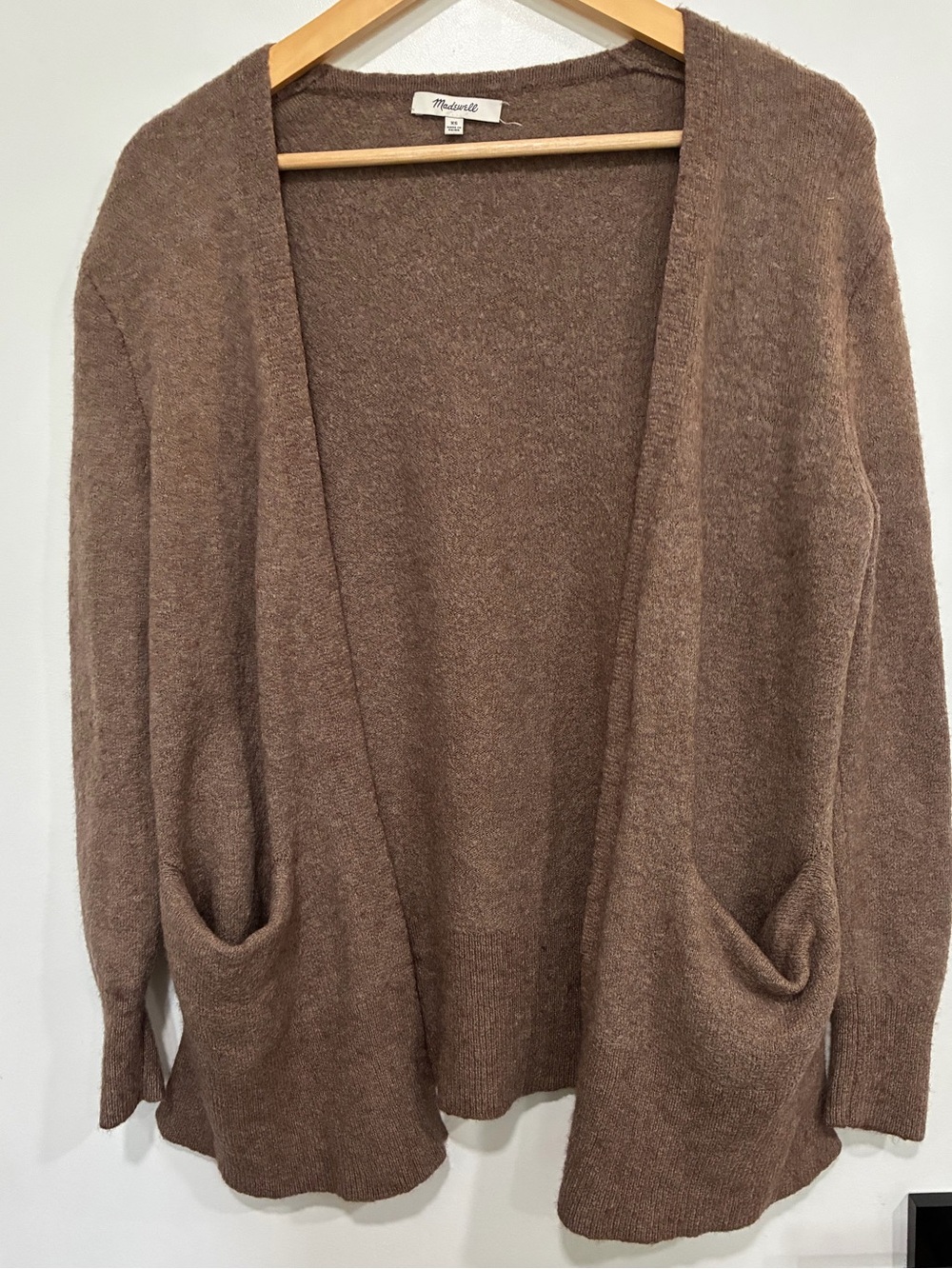 Madewell Open-Front Pocket Cardigan - Brown